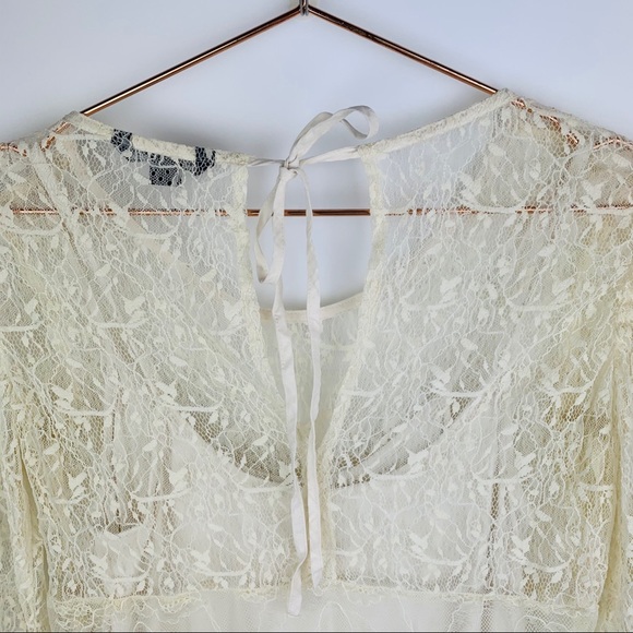 AEO‎ Tiered Ruffle Lace Top - Picture 7 of 7